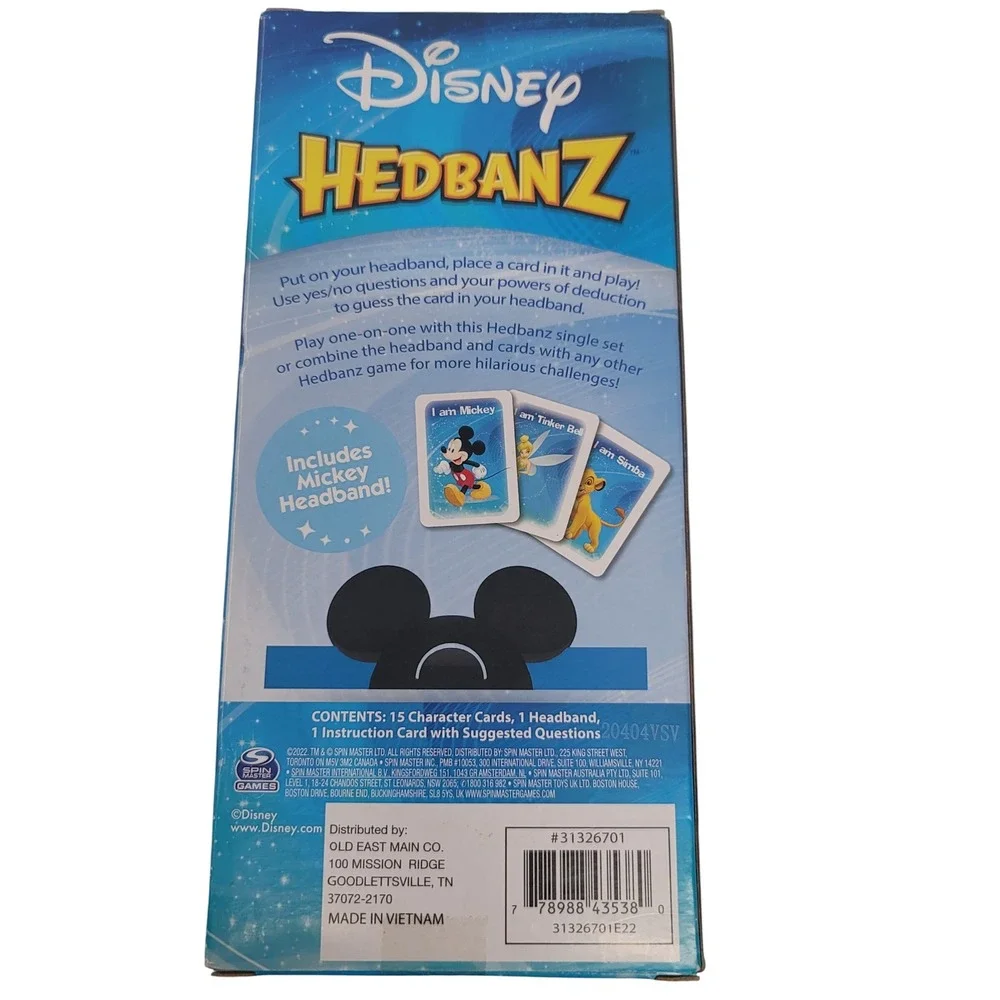Disney Hedbanz The Quick Question Game Of What‎ Am I? Family Fun